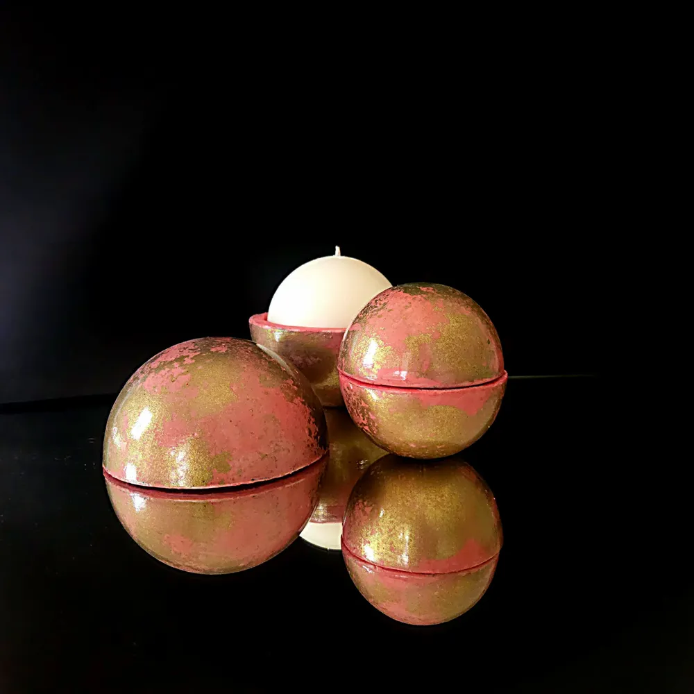 Objets design - Bougie Globe Classic — Pivoine - PONPON CURIOSITAS