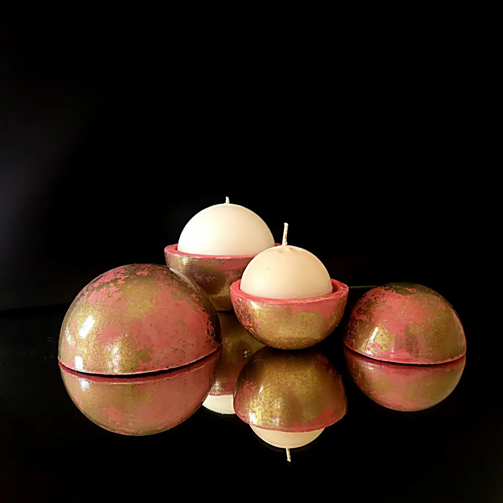 Objets design - Bougie Globe Classic — Pivoine - PONPON CURIOSITAS
