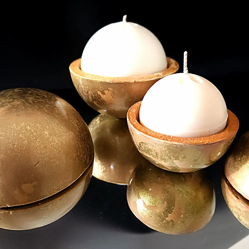 Objets de décoration - Bougie Globe Classic — Santal - PONPON CURIOSITAS