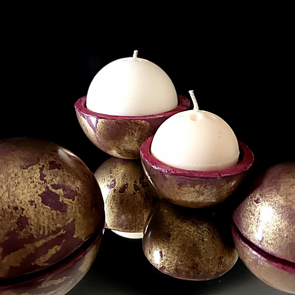 Gifts - Globe Classic Candle — Purple - PONPON CURIOSITAS