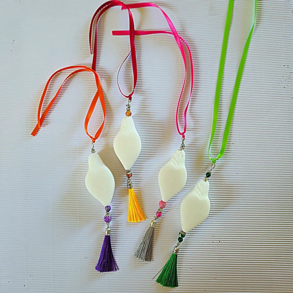 Gifts - Ex-Voto Heart Wardrobe Necklace — Lavender Fragrance - PONPON CURIOSITAS