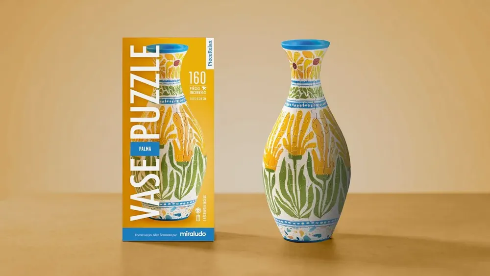 Vases - Vase-Puzzle, le puzzle qui se transforme en vase ! - MIRALUDO