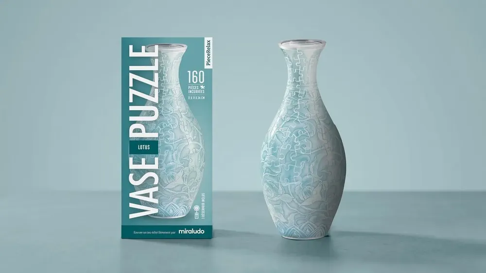 Vases - Vase-Puzzle, le puzzle qui se transforme en vase ! - MIRALUDO