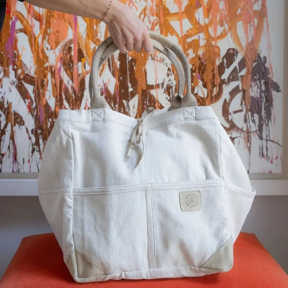 Bags and totes - MEDIUM TOTE BAG - WEEKENDER'S BAG - TRAVAUX EN COURS...