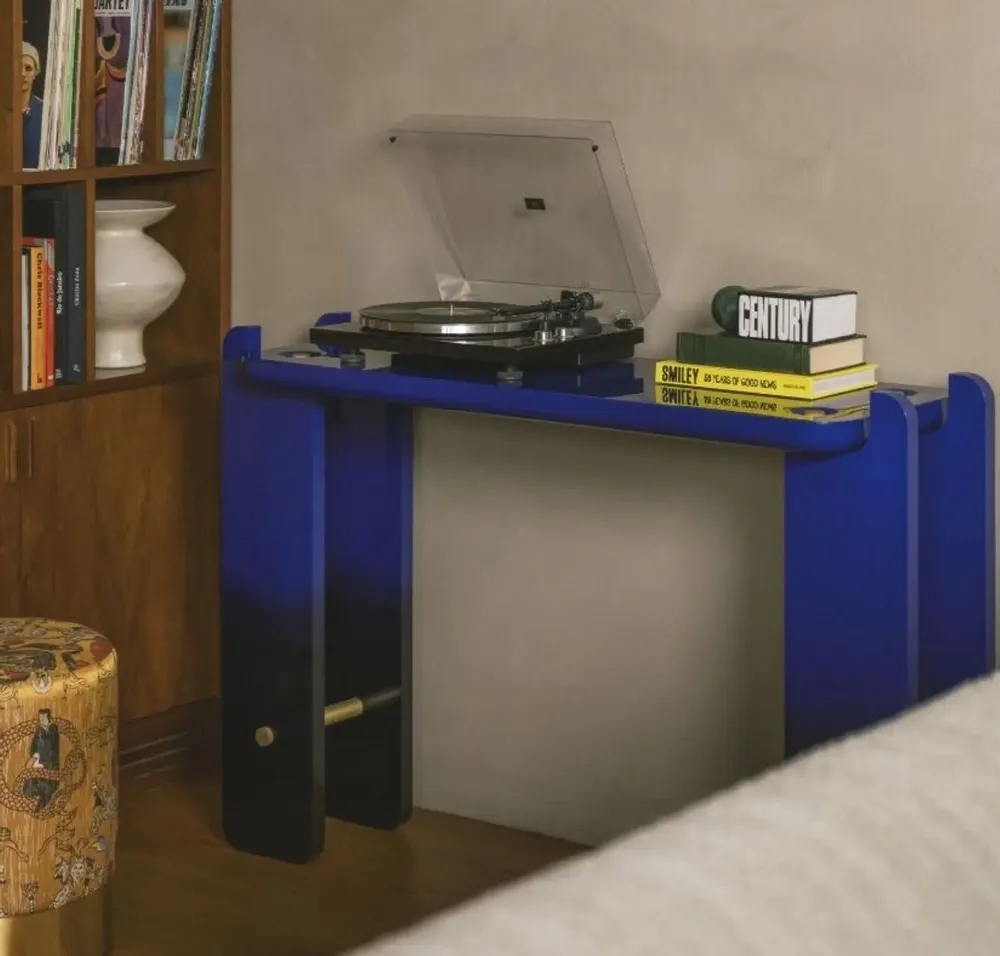 Tables for hotels - Green Lacquered Wood Console IPANEMA w Ombré effect - Colors on demand - DUISTT