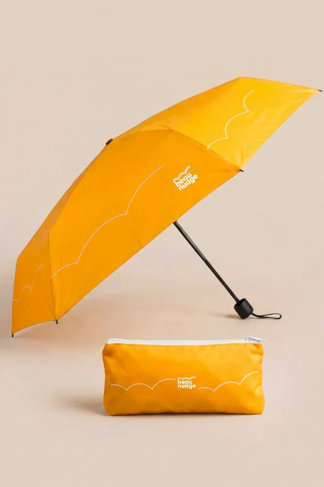Petite maroquinerie - Le Mini, parapluie éco-responsable et sa housse absorbante brevetée - BEAU NUAGE