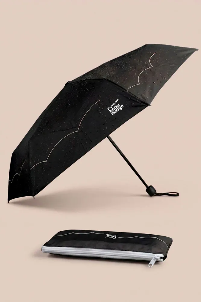 Petite maroquinerie - Le Mini, parapluie éco-responsable et sa housse absorbante brevetée - BEAU NUAGE