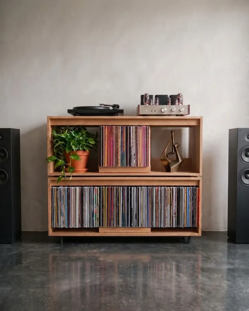 Sideboards - Bloom Console — Modular Vinyl Record & Hi-Fi Console - GROOVALY