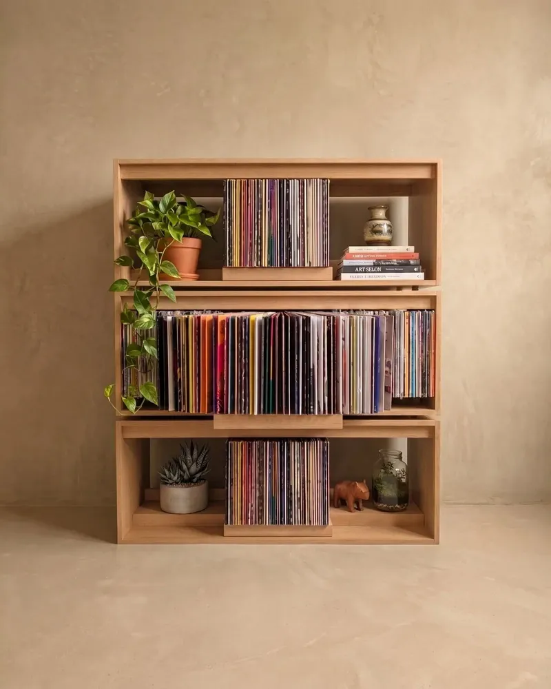 Sideboards - Bloom Console — Modular Vinyl Record & Hi-Fi Console - GROOVALY
