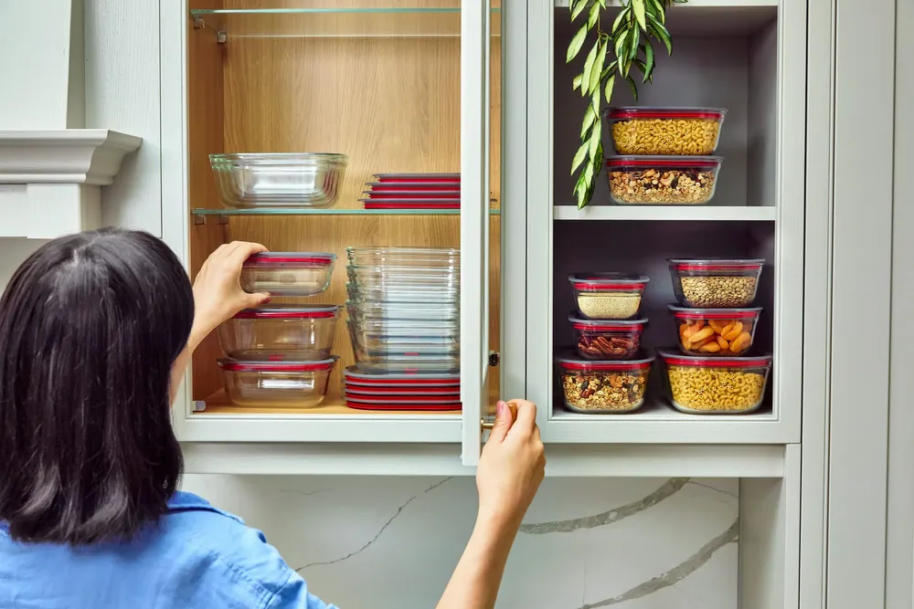 Food storage - BLACK + BLUM Stack + Nest Glass Food Storage Container Set | Mixed Set - BLACK+BLUM EUROPE