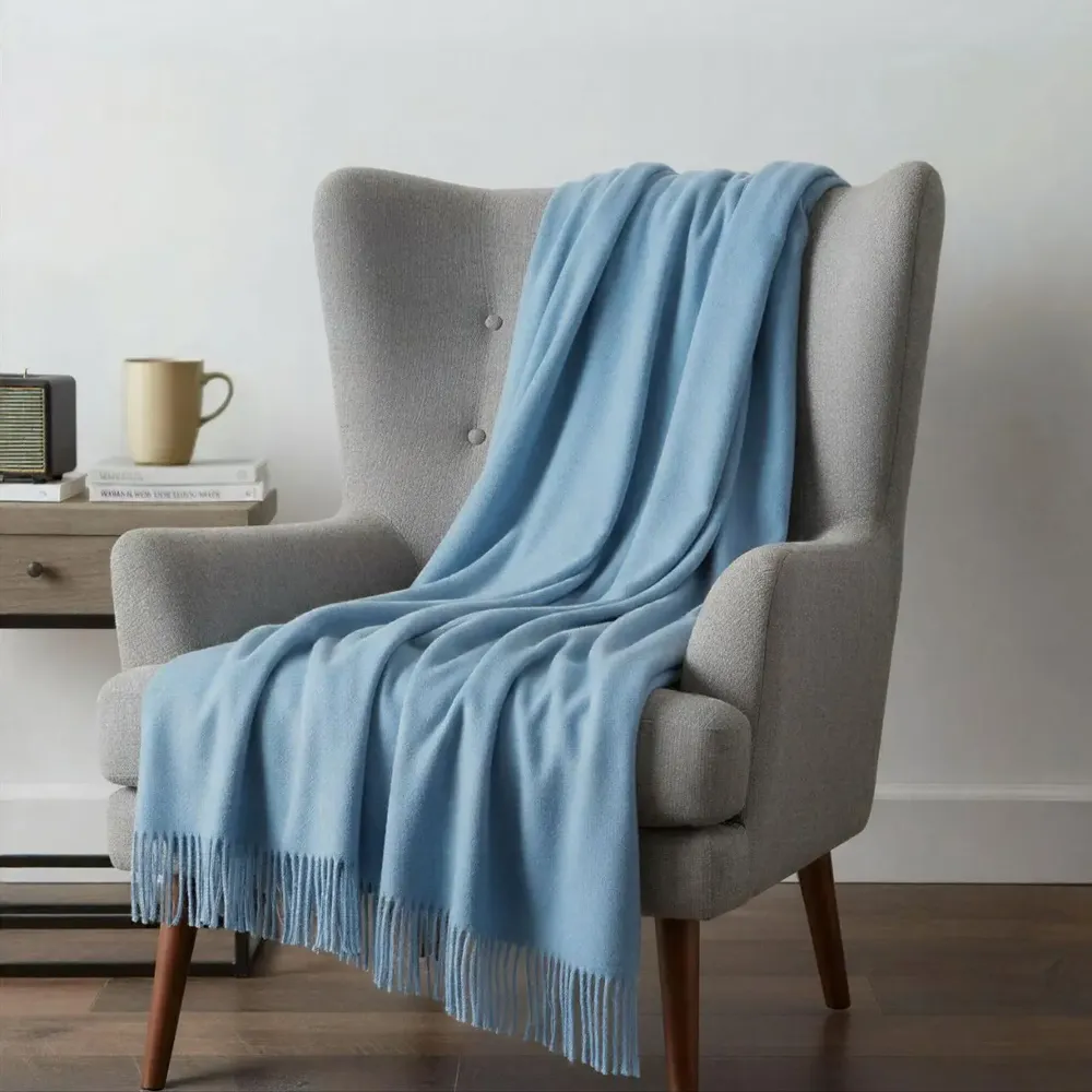 Plaids - Grand plaid australien en laine mérinos - LANAVITTA