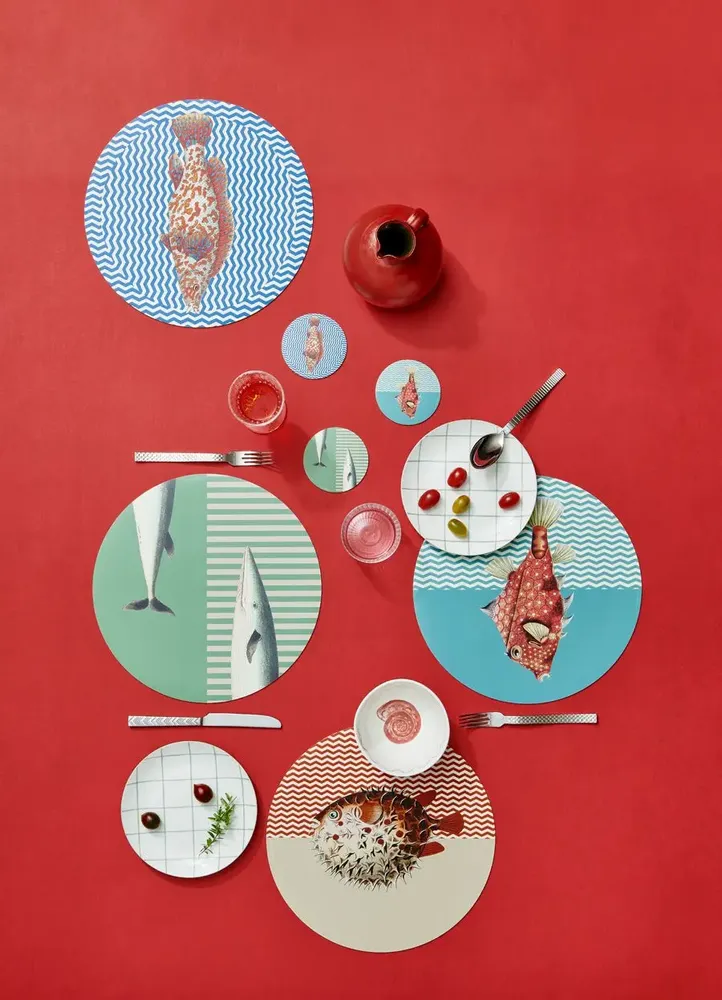 Placemats - PVC placemats from the Marea collection - EMILY EVANS - CRISP S.R.L.