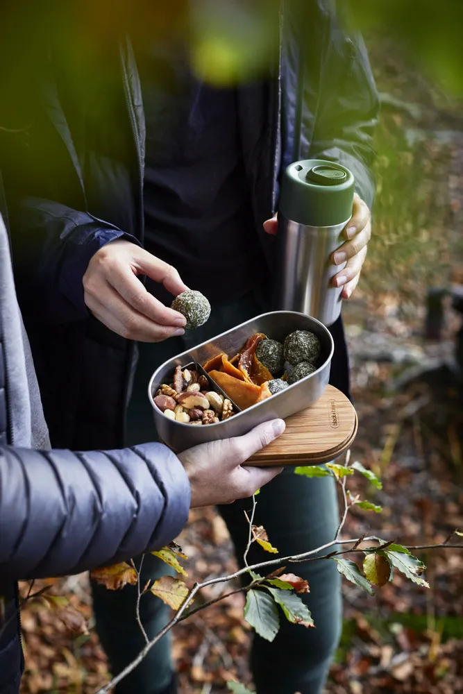 Boîtes de conservation - BLACK + BLUM Lunch Box Bento | Étanche | Micro-Ondable | 1 L | Olive - BLACK+BLUM EUROPE