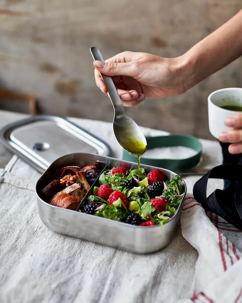 Boîtes de conservation - BLACK + BLUM Lunch Box Inox |600ml |1 L | - BLACK+BLUM EUROPE