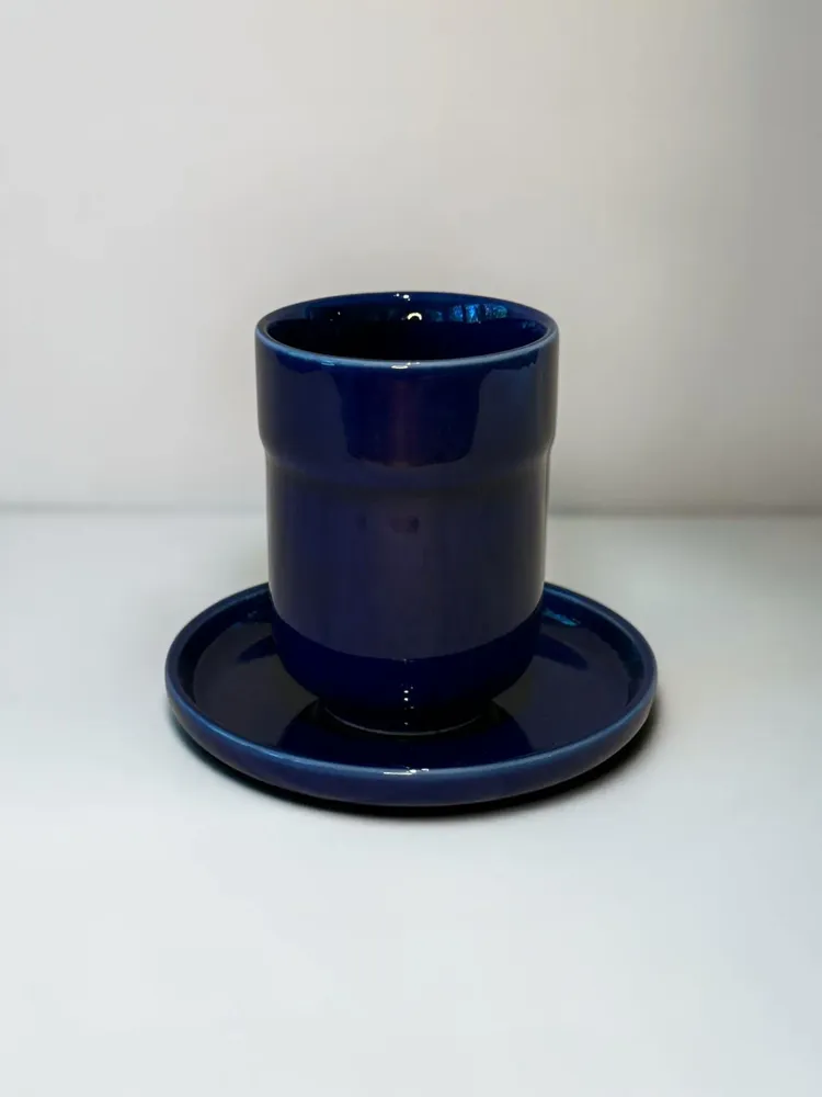 Mugs - Arita Porcelain Yunomi Cup (Glossy) – Ruri Collection - JOHN MAC CERAMICS