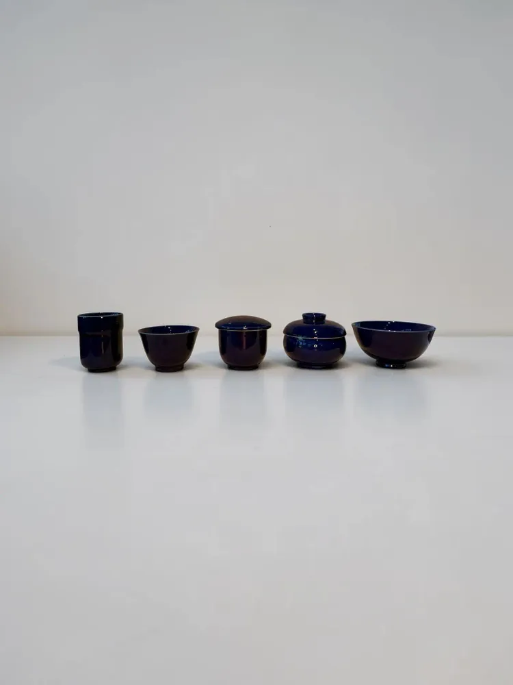 Bols - Petit bol (fin. brillante) en porcelaine d'Arita – Collection Ruri - JOHN MAC CERAMICS