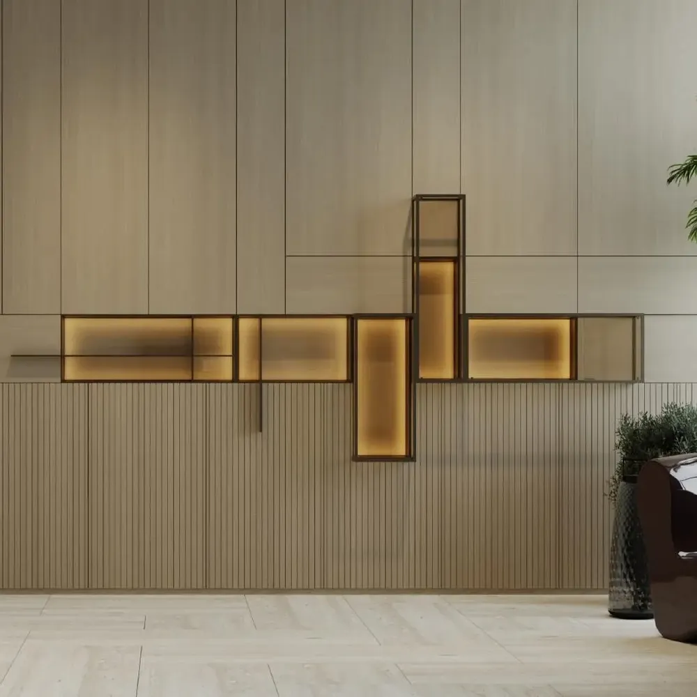 Etagères - Série de meubles décoratifs Cube - M77