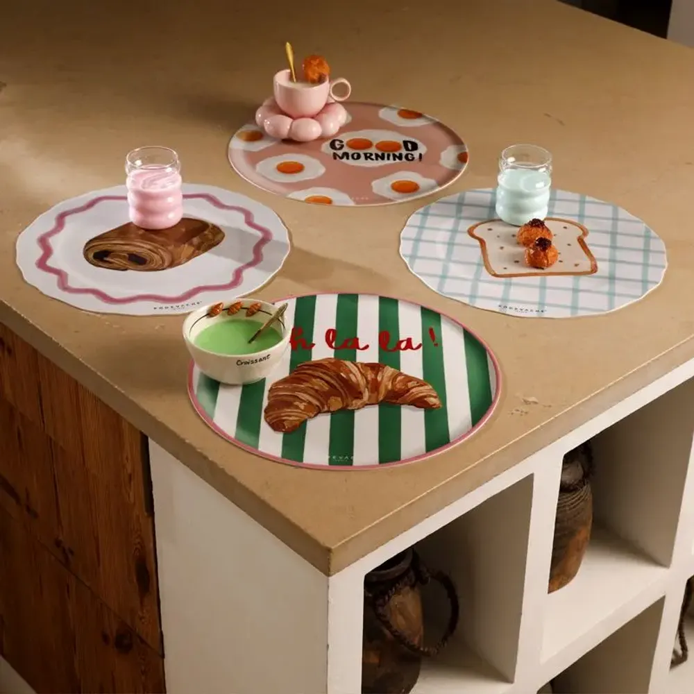 Placemats - Vinyl placemat and coasters. 100% made in France. - PODEVACHE