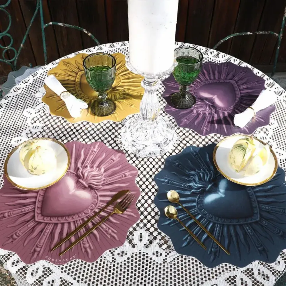Placemats - Vinyl placemat and coasters. 100% made in France. - PODEVACHE