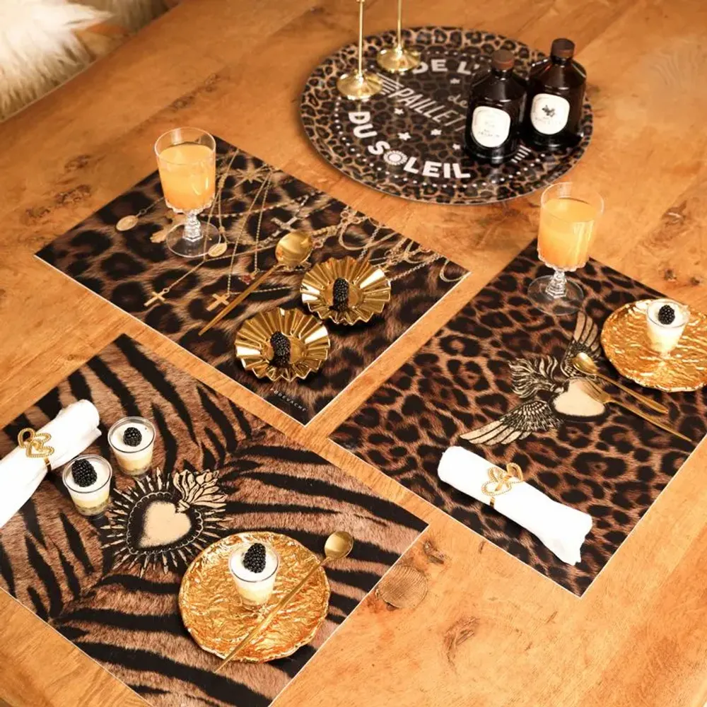Placemats - Vinyl placemat and coasters. 100% made in France. - PODEVACHE