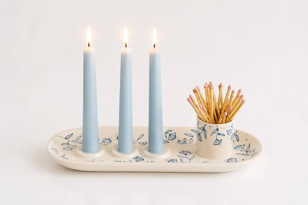 Decorative objects - Niloofar Blossom table candle holder - DASTHAA