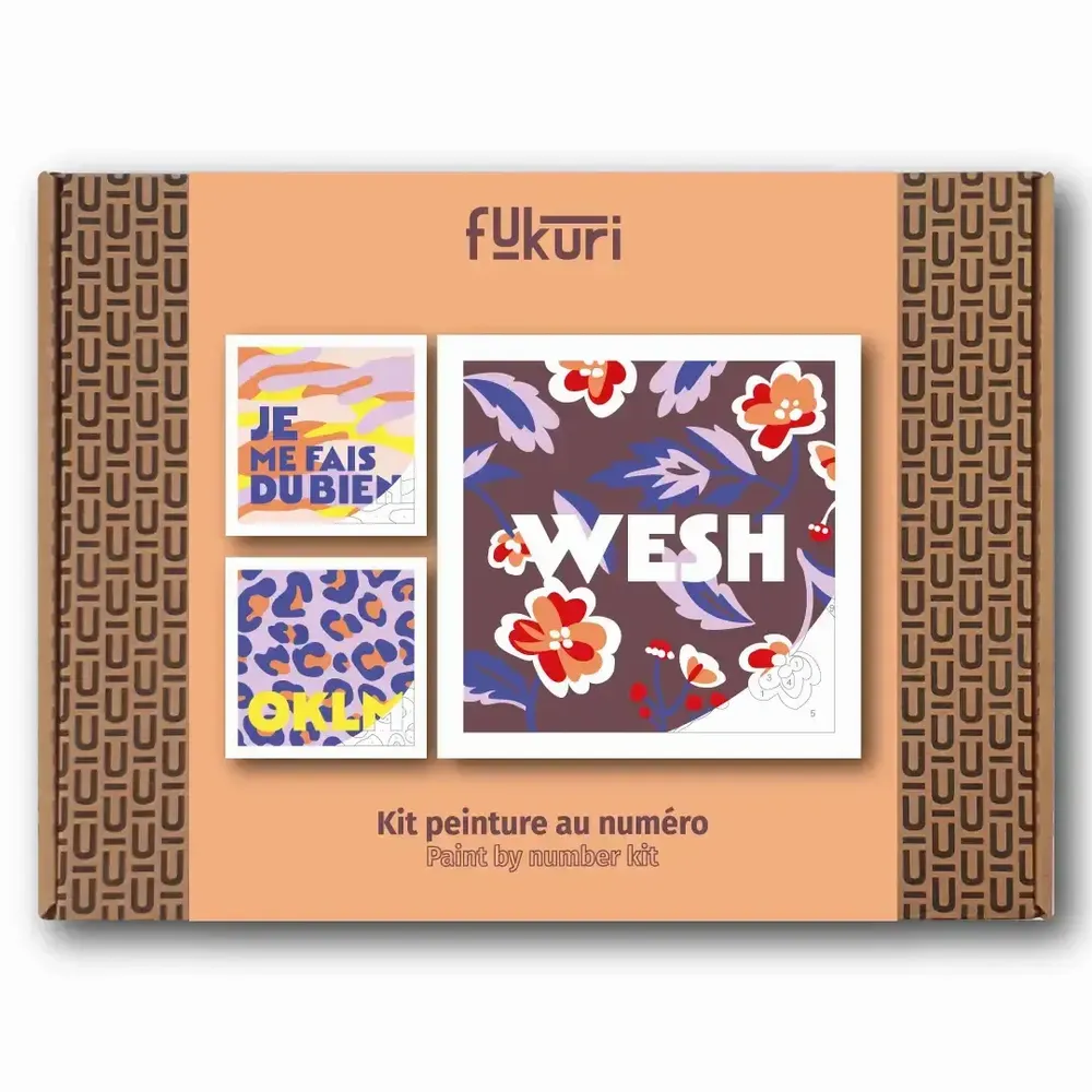 Cadeaux - Kit de Peinture au numéro - DIY - FUKURI
