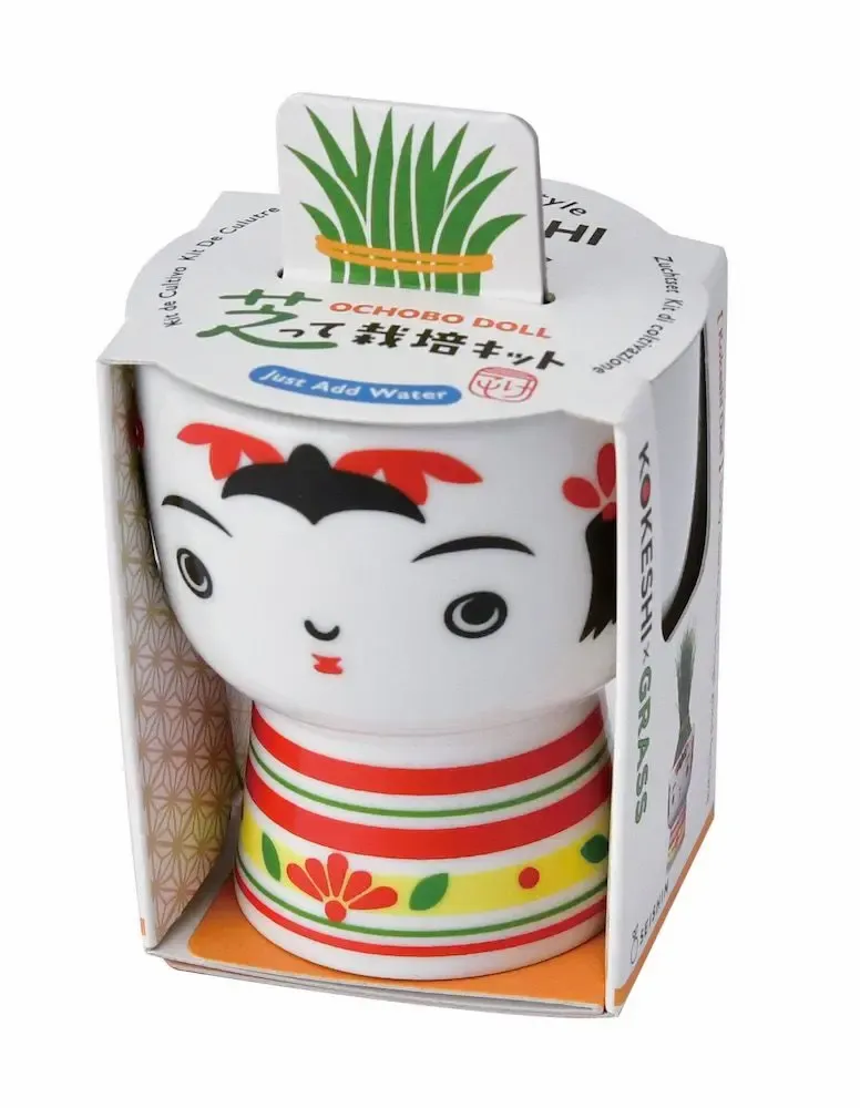 Children's decorative items - Kokeshi Green - NOTED