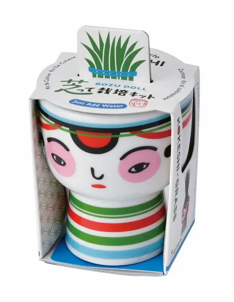 Children's decorative items - Kokeshi Green - NOTED