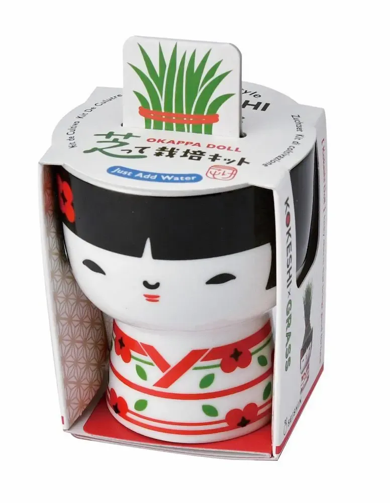 Children's decorative items - Kokeshi Green - NOTED