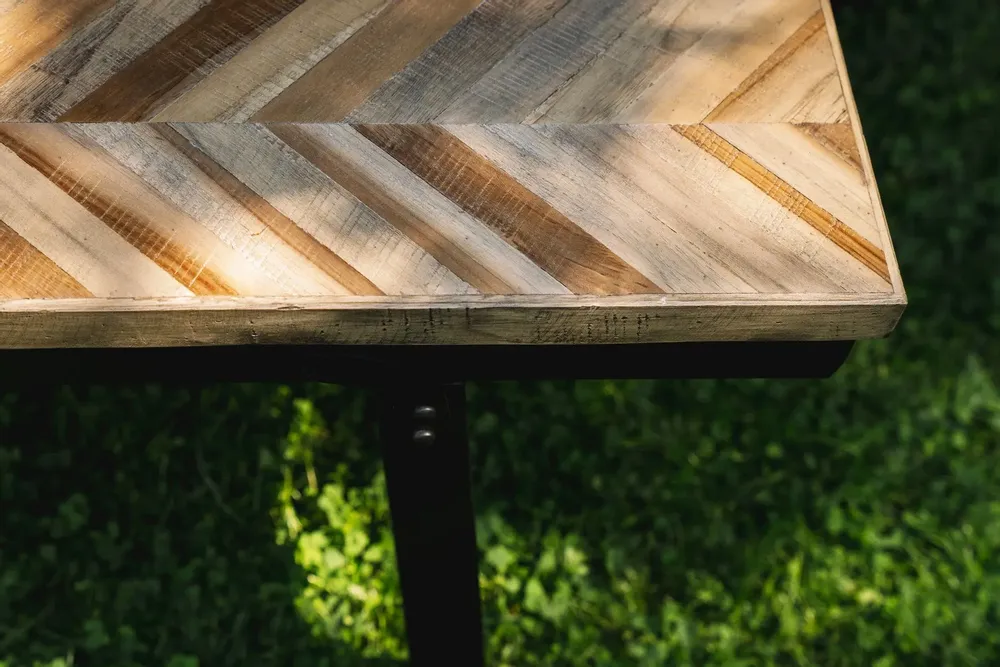 Bancs - Le Banc à Chevrons - Naturel - 110 - BAZAR BIZAR LIVING