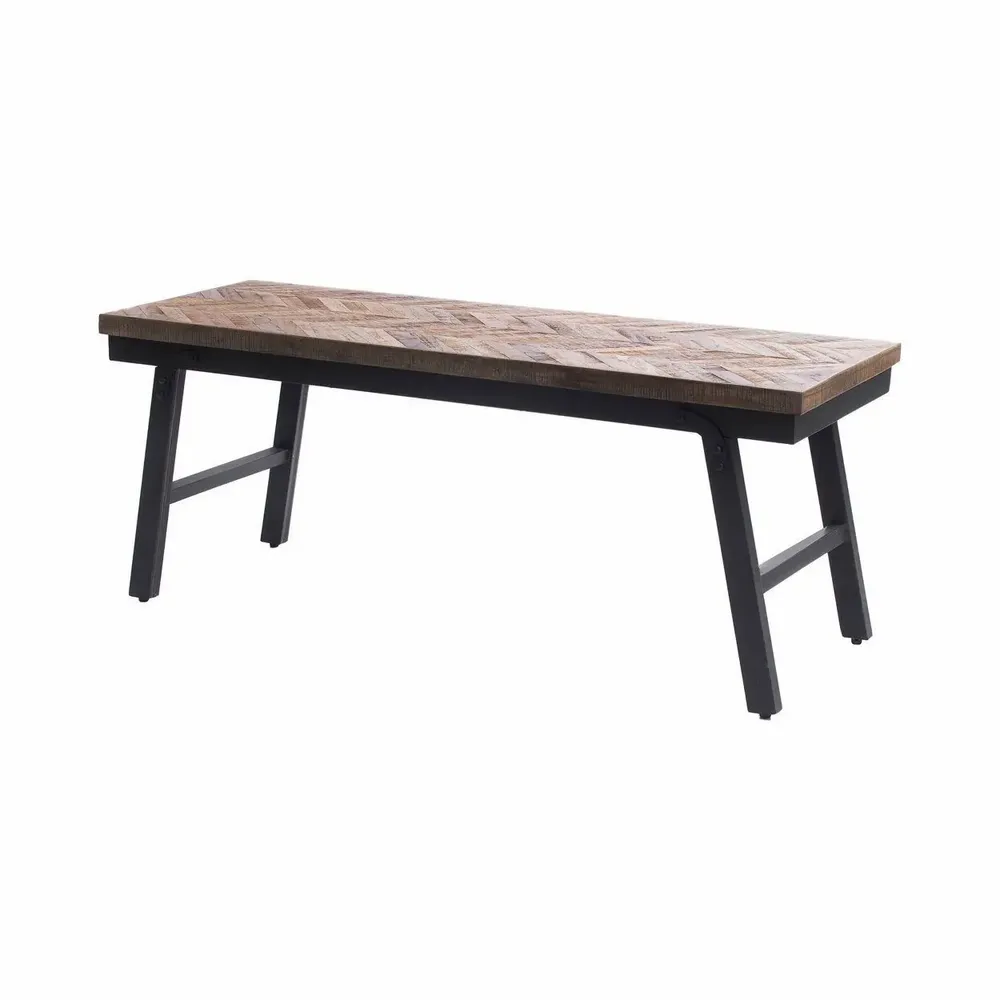 Bancs - Le Banc à Chevrons - Naturel - 110 - BAZAR BIZAR LIVING