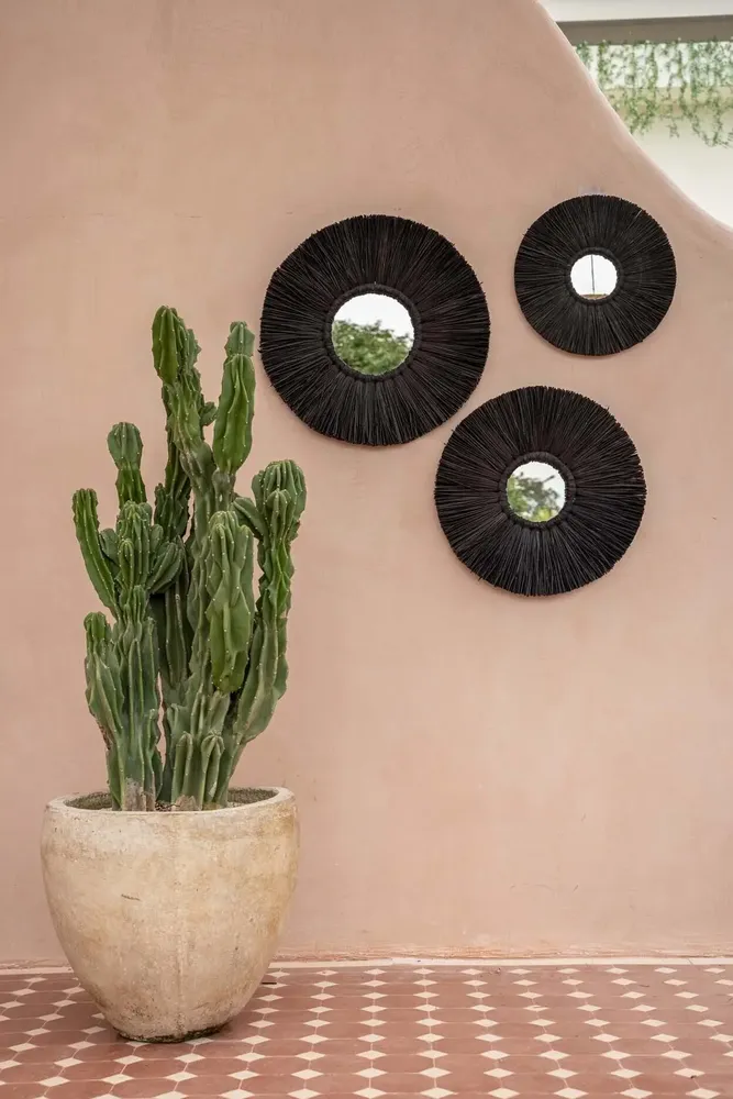 Miroirs - Le Miroir Alang Alang - Noir - M - BAZAR BIZAR LIVING