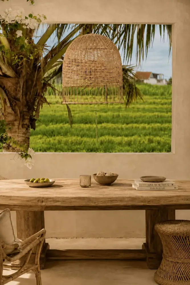 Blinds - The Amalfi Pendant - Natural - M - BAZAR BIZAR LIVING