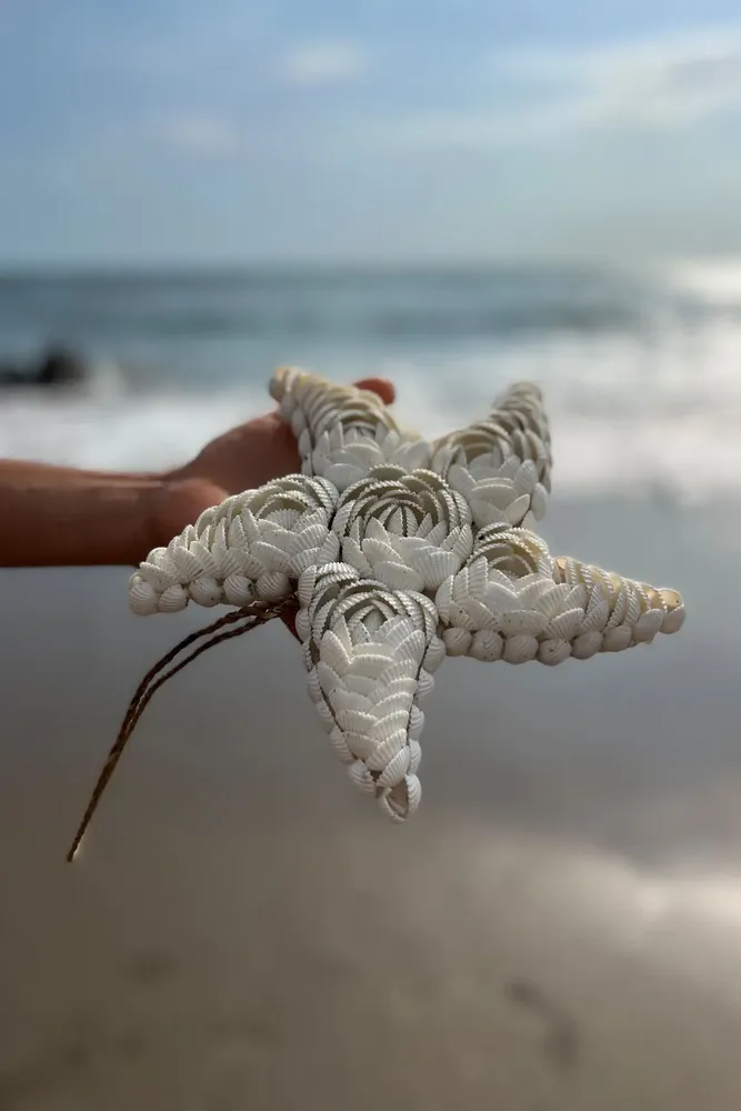 Objets design - Le Star Shell - Blanc - L - BAZAR BIZAR LIVING