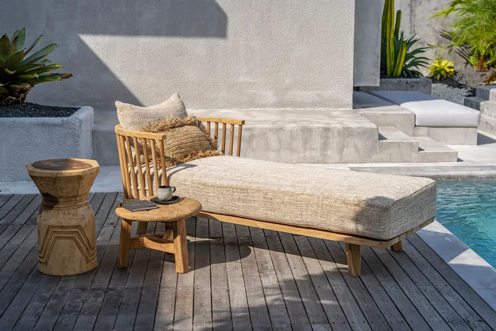Stools - The Bloom Stool - Natural - BAZAR BIZAR LIVING