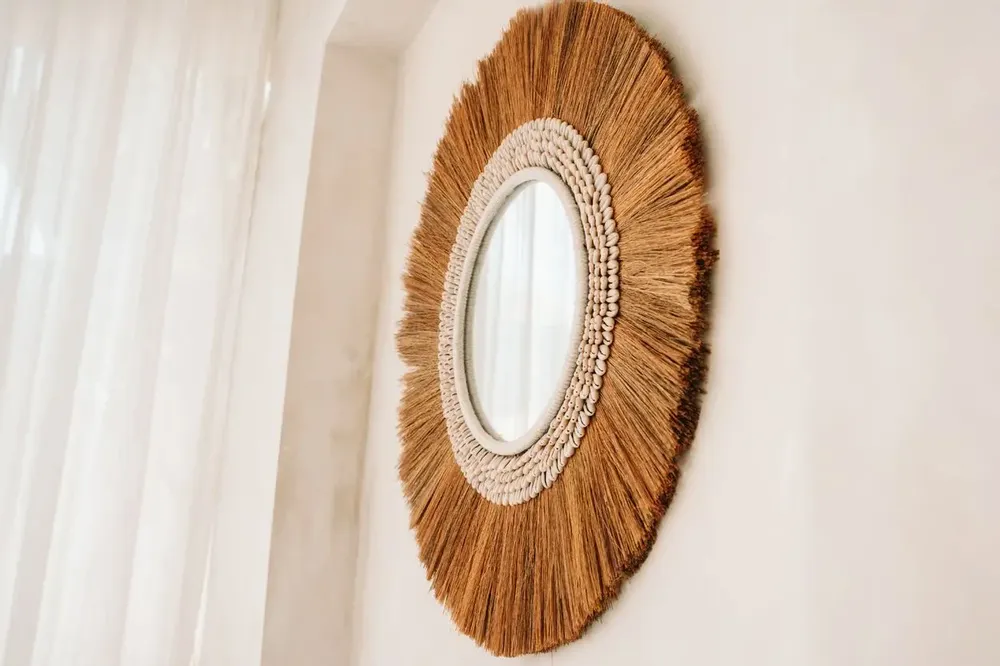 Mirrors - The La Paloma Mirror - Natural - M - BAZAR BIZAR LIVING