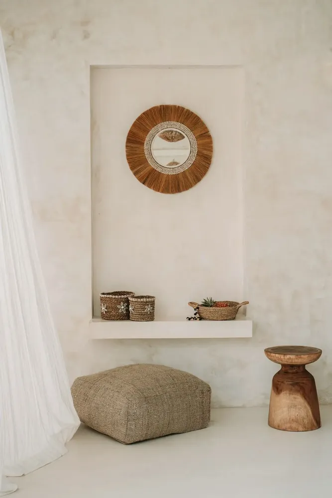 Mirrors - The La Paloma Mirror - Natural - M - BAZAR BIZAR LIVING