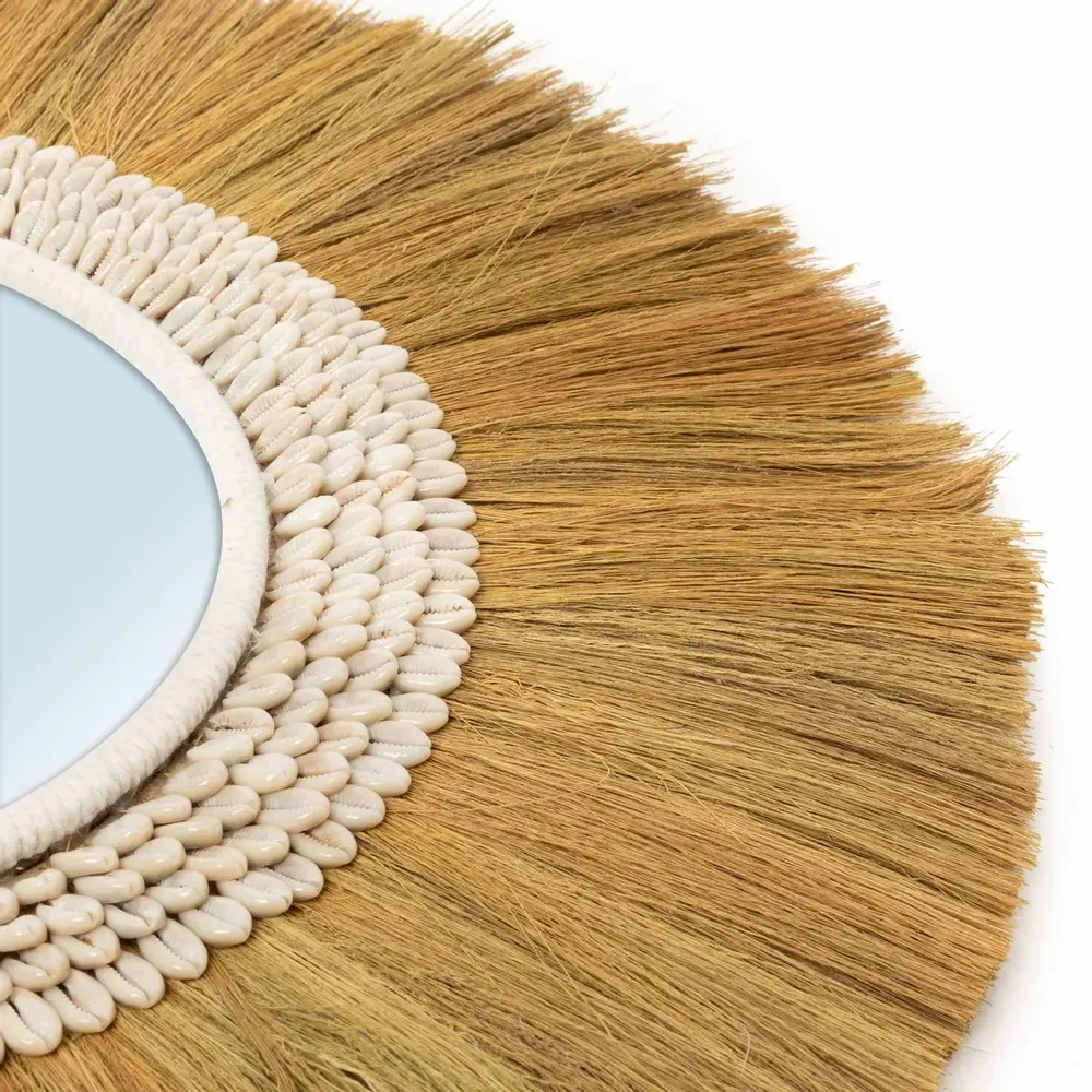 Mirrors - The La Paloma Mirror - Natural - M - BAZAR BIZAR LIVING