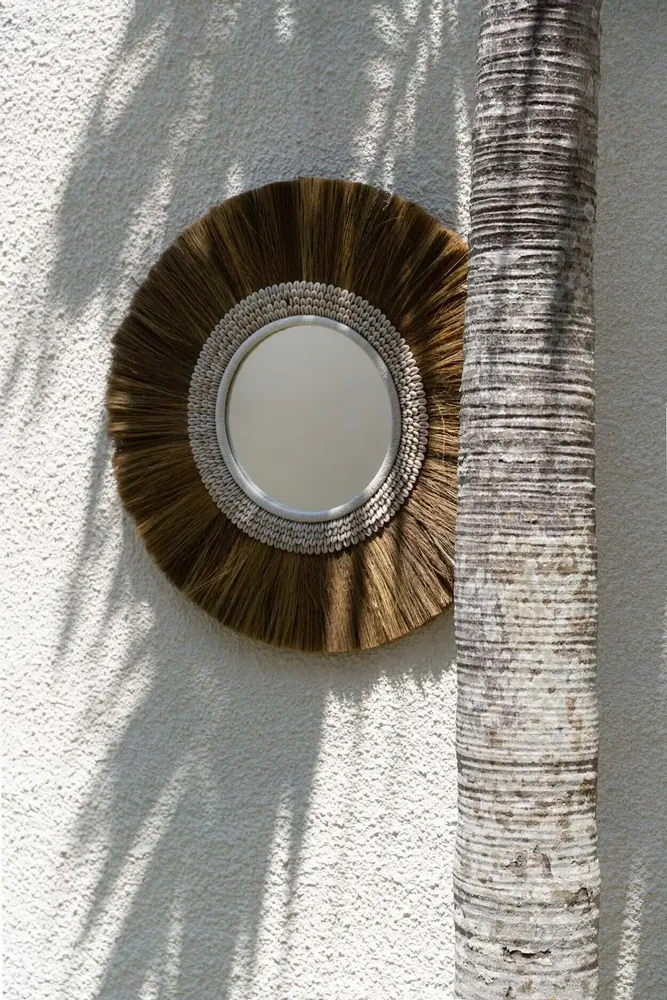 Mirrors - The La Paloma Mirror - Natural - M - BAZAR BIZAR LIVING