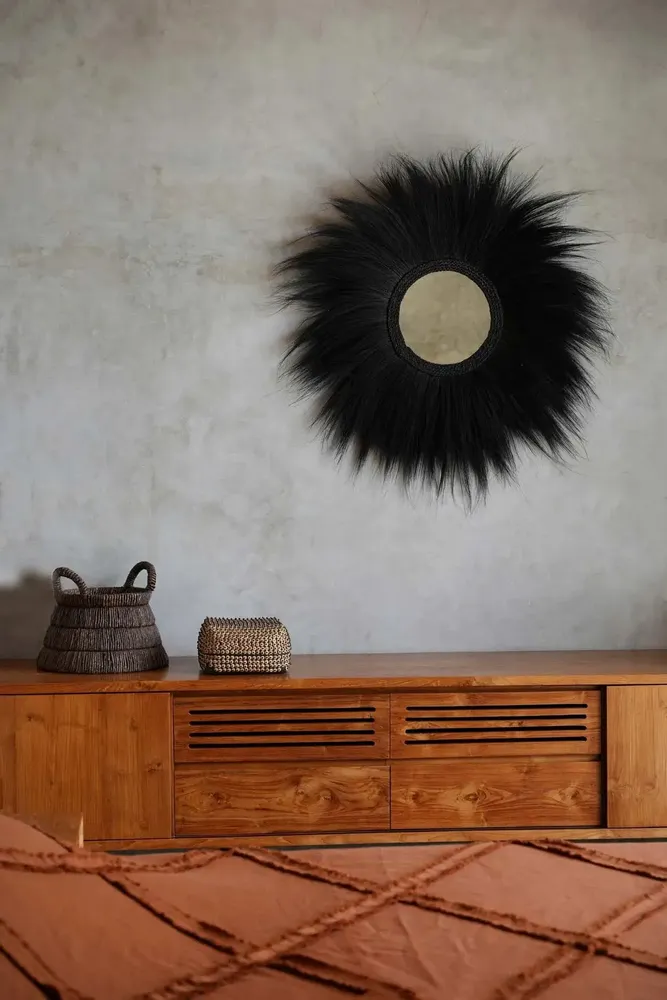 Mirrors - The Simba Mirror - Black - L - BAZAR BIZAR LIVING