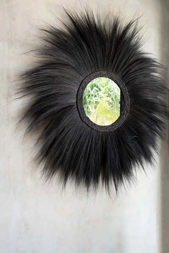 Mirrors - The Simba Mirror - Black - L - BAZAR BIZAR LIVING