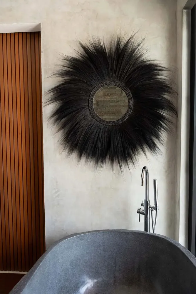 Mirrors - The Simba Mirror - Black - L - BAZAR BIZAR LIVING