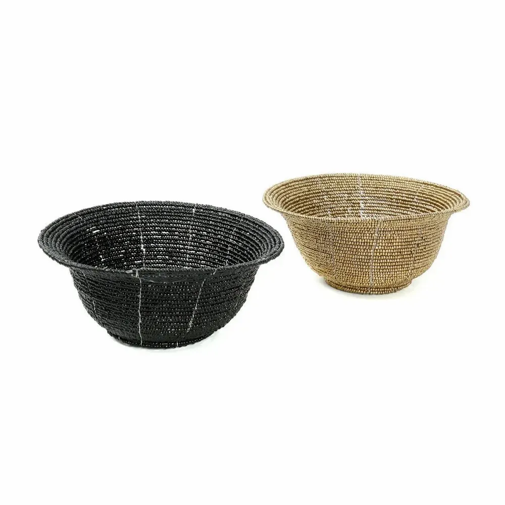 Objets de décoration - Le Bol Perlé Bas - Or - S - BAZAR BIZAR LIVING