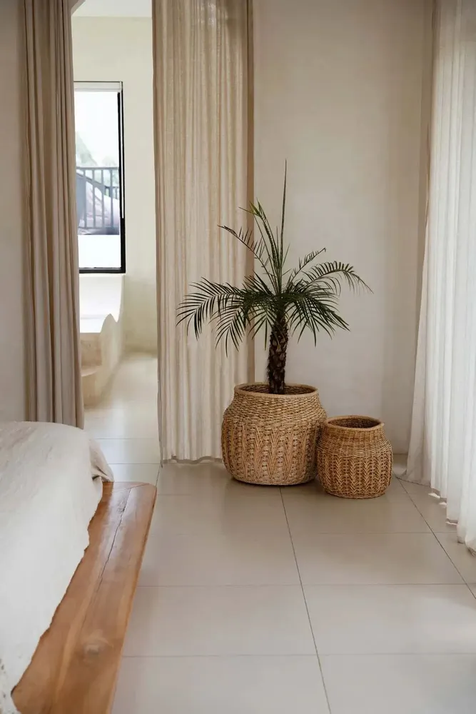 Caskets and boxes - The Luziru Basket - Natural - L - BAZAR BIZAR LIVING