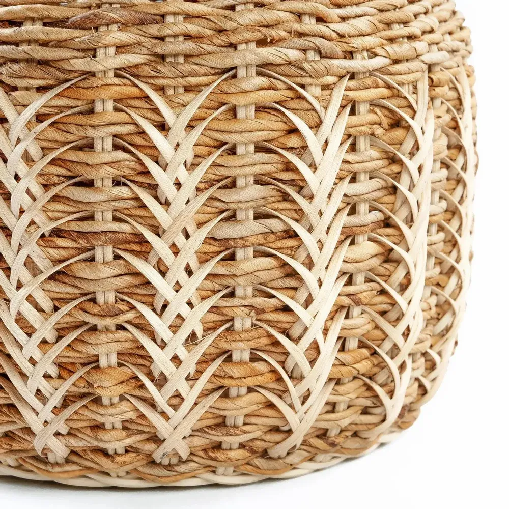 Caskets and boxes - The Luziru Basket - Natural - L - BAZAR BIZAR LIVING
