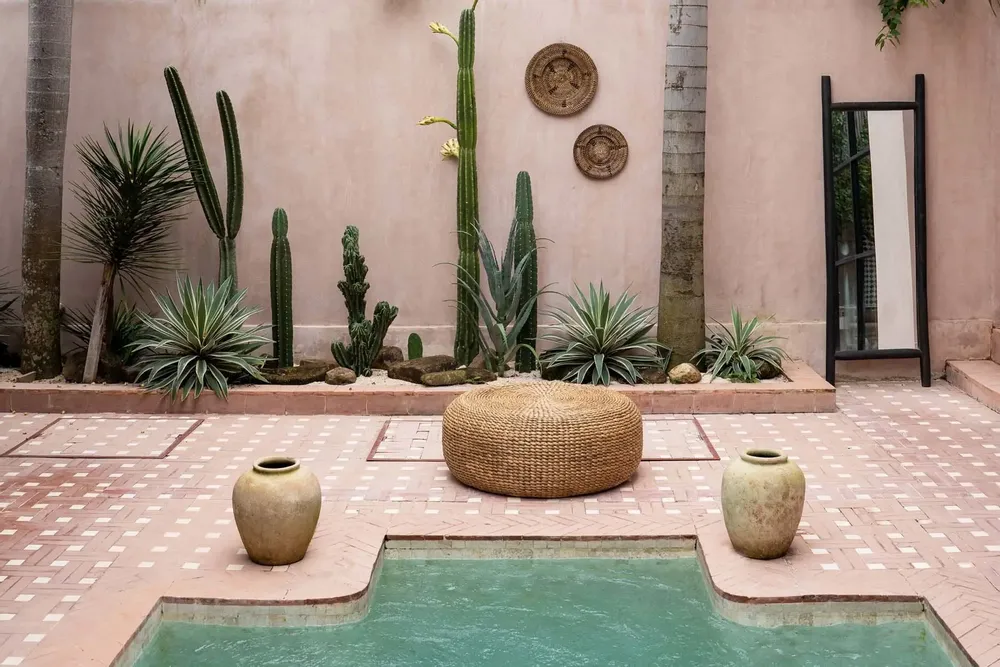 Ottomans - The Hyacinth Pouffe - Natural - M - BAZAR BIZAR LIVING