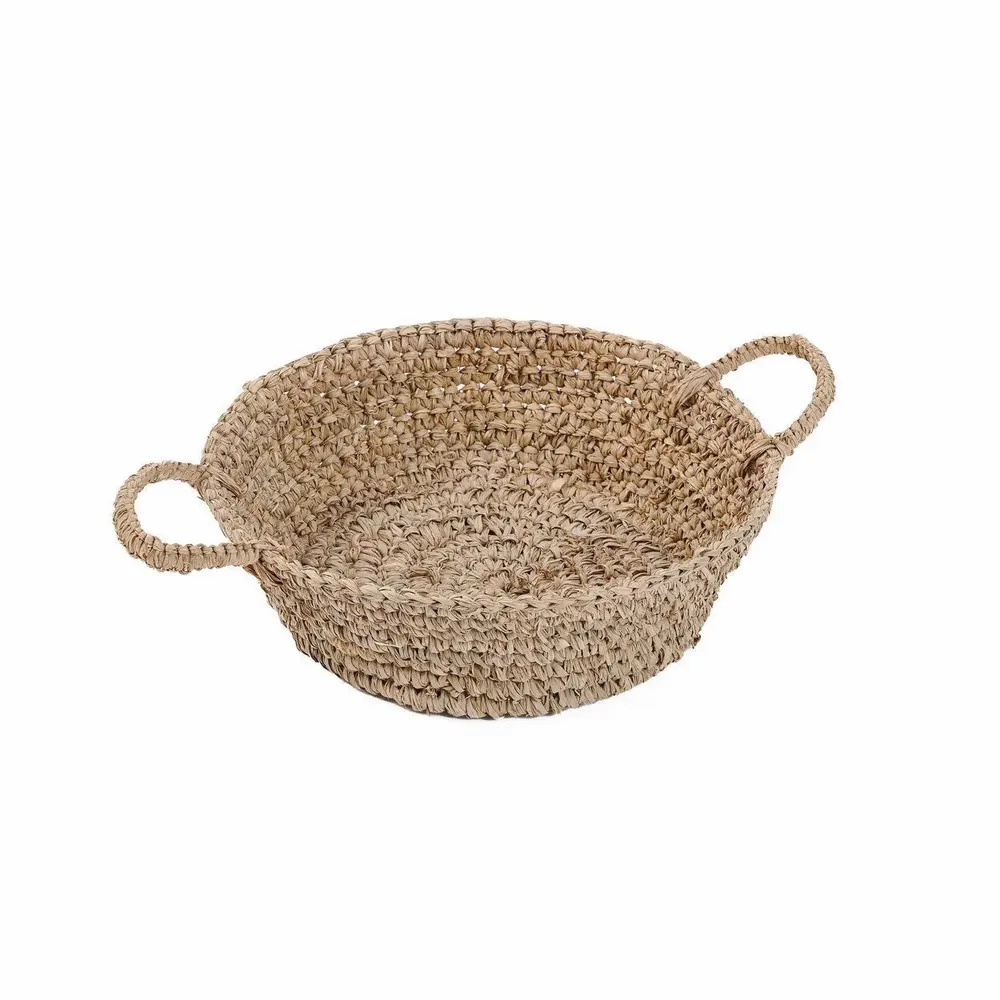 Caskets and boxes - The Raffia Basket Trays - Natural - S - BAZAR BIZAR LIVING