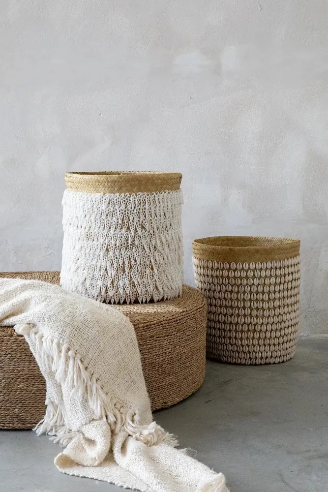 Baskets - The Pandan Basket #2 - BAZAR BIZAR LIVING