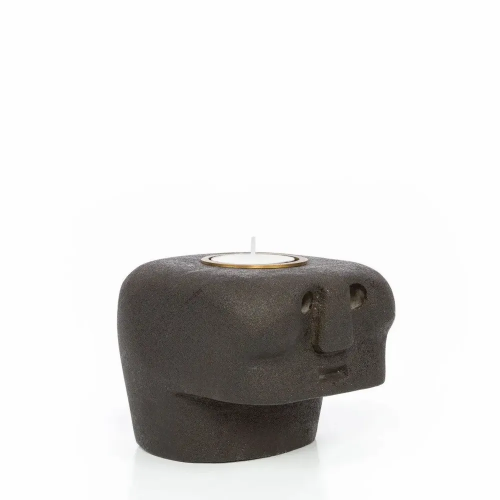 Candlesticks and candle holders - The Sumba Stone #27 Candle Holder - BAZAR BIZAR LIVING