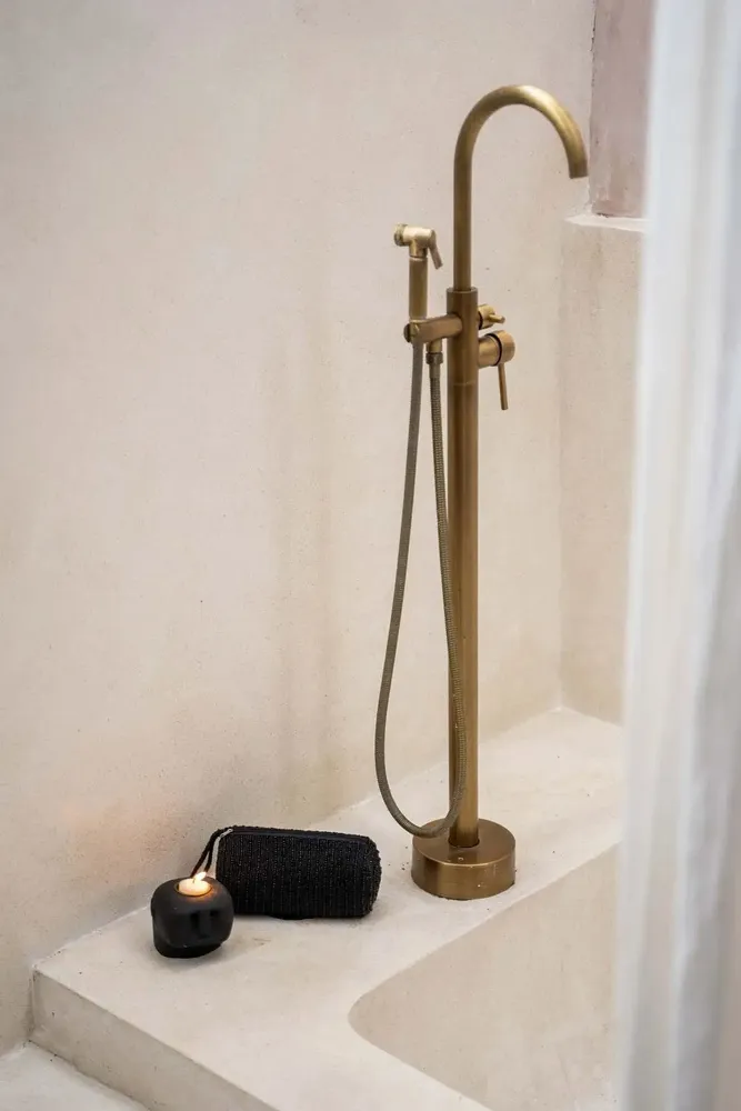 Candlesticks and candle holders - The Sumba Stone #27 Candle Holder - BAZAR BIZAR LIVING